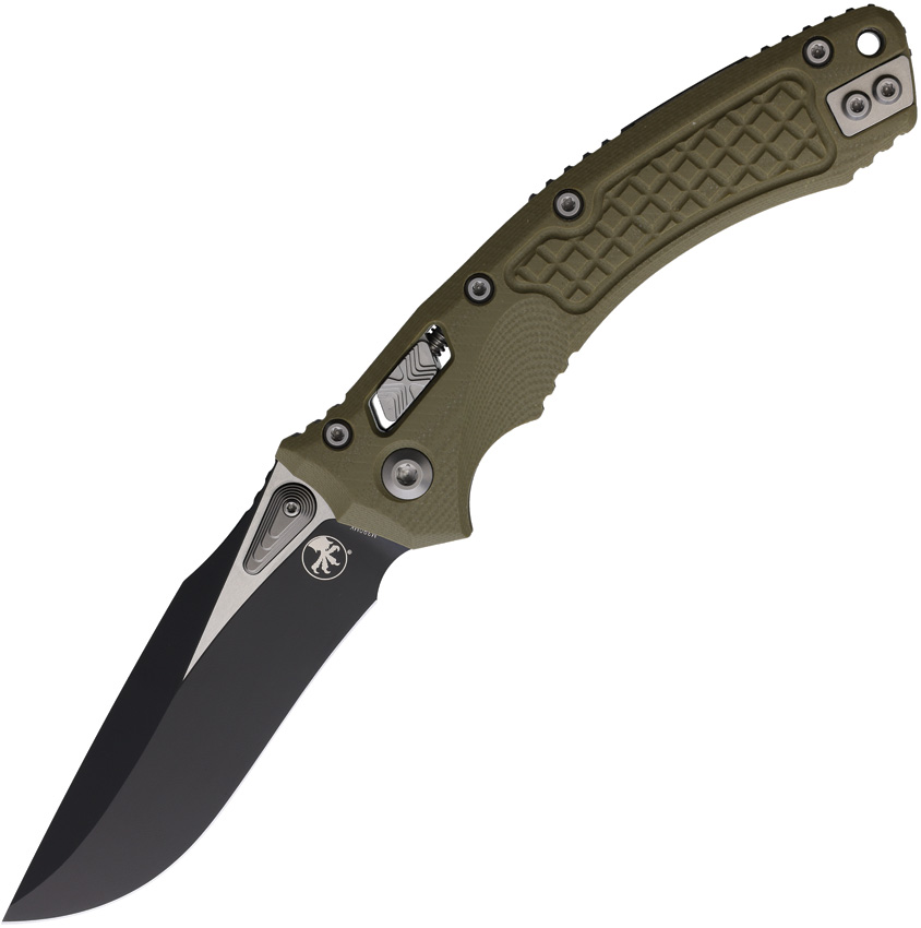 Microtech Amphibian S/E Ram-Lok Pocket Knife OD Green - MCT17237