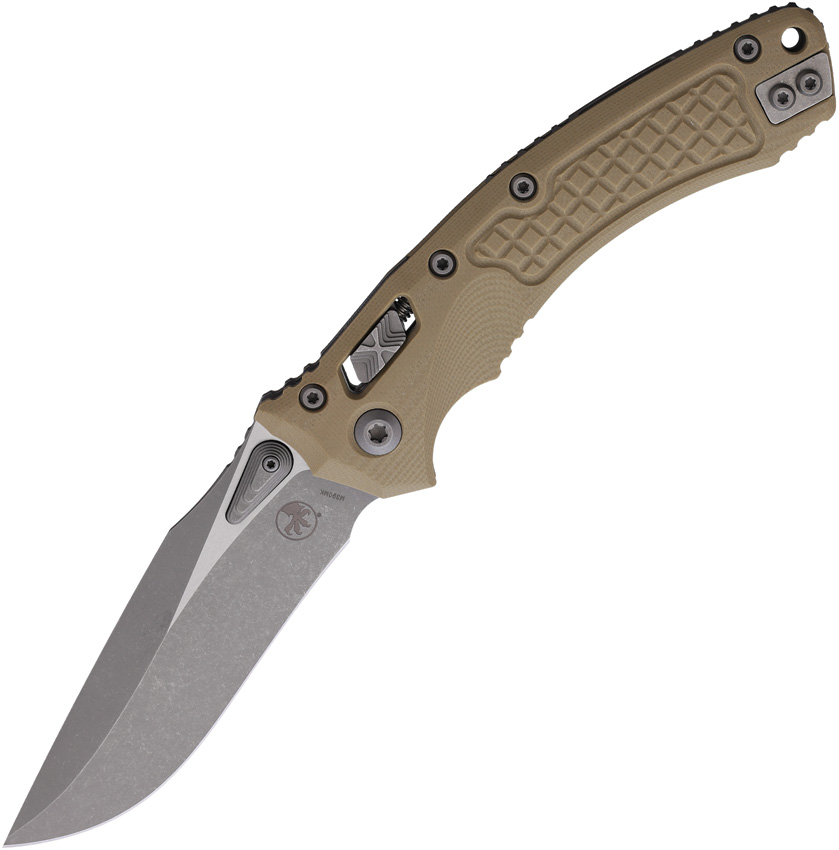 Microtech Amphibian S/E Ram-Lok Pocket Knife Tan - MCT17304