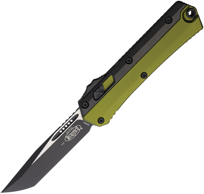 Microtech Automatic Pocket Knife Glykon T/E OTF OD Green - MCT1851OD