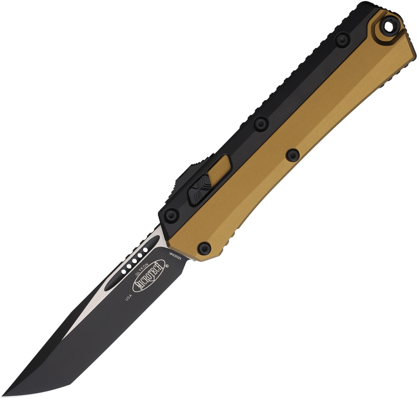 Microtech Automatic Pocket Knife Glykon T/E OTF Tan - MCT1851TA