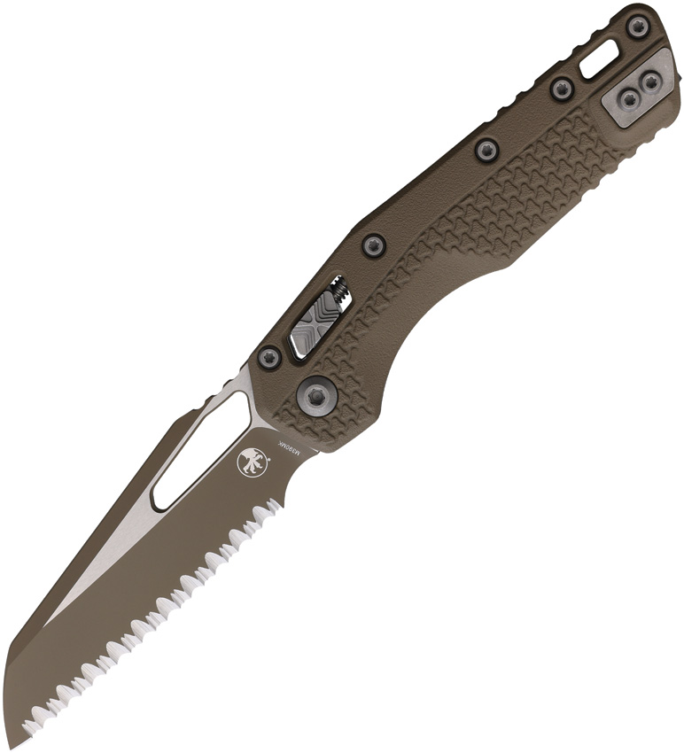 Microtech MSI Ram-Lok Pocket Knife Tri Grip DE FS - MCT210T3PMCDEA6