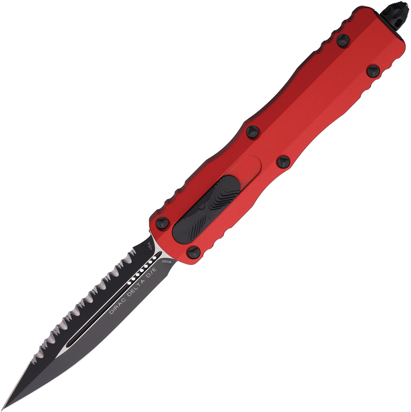 Microtech Automatic Pocket Knife Dirac Delta D/E OTF Red - MCT2273RD