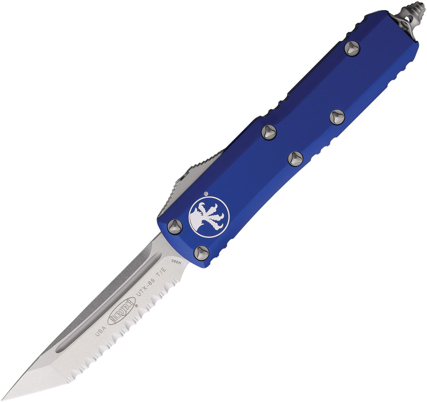 Microtech Automatic Pocket Knife UTX-85 T/E OTF Navy - MCT23312NA
