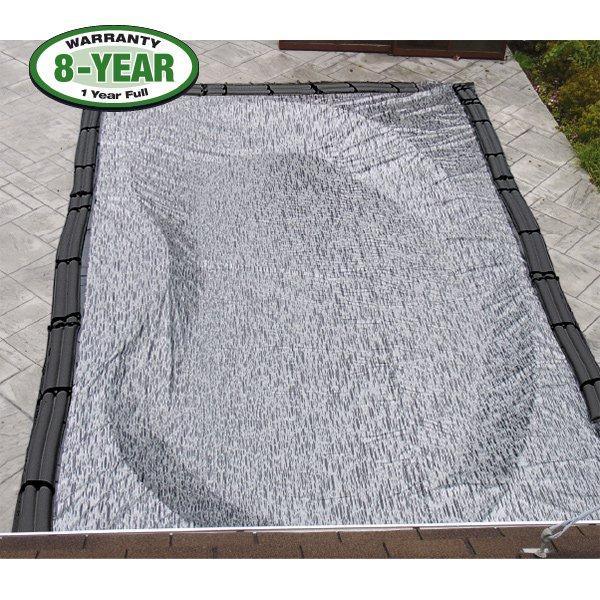 Micro Mesh 12' x 20' Rectangle Winter Pool Cover, 8 Year Warranty