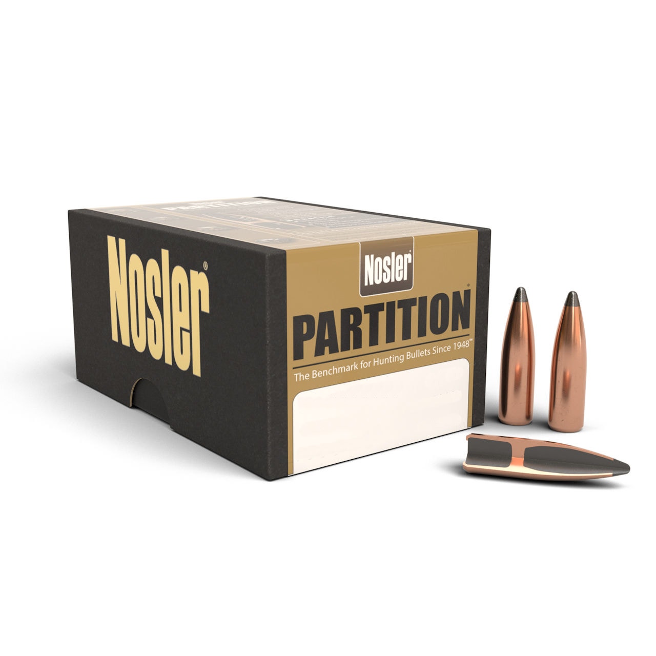 Nosler Partition Bullet 270 Cal 130 Gr Spitzer 50/Box