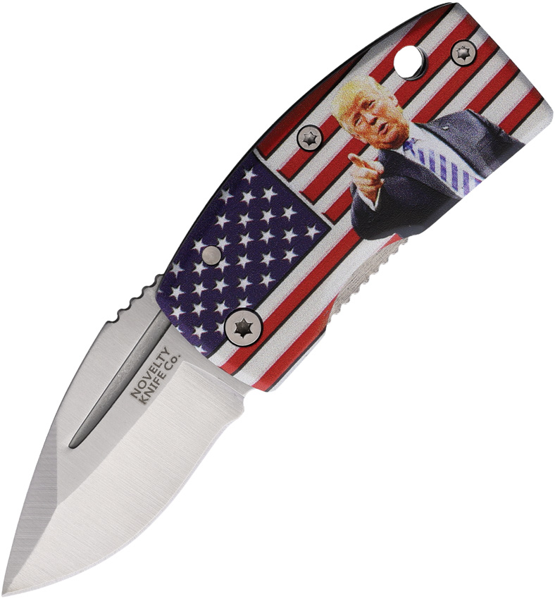 Novelty Cutlery Trump Framelock Pocket Knife & Money Clip - NV337