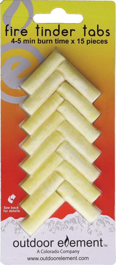 Outdoor Element FireTabs 15 Pack - ODEFT15