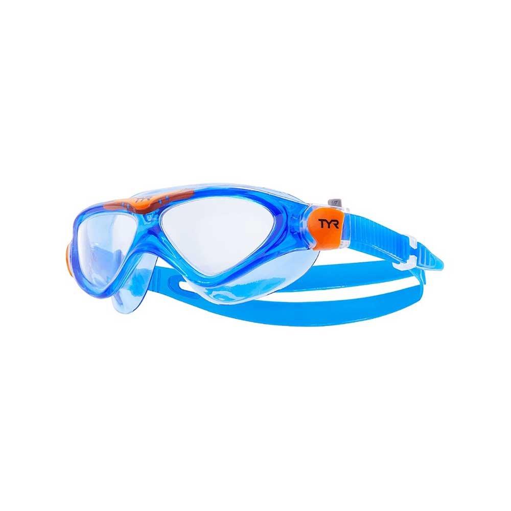 TYR - Rogue Youth Swim Mask - Clear/Blue/Orange