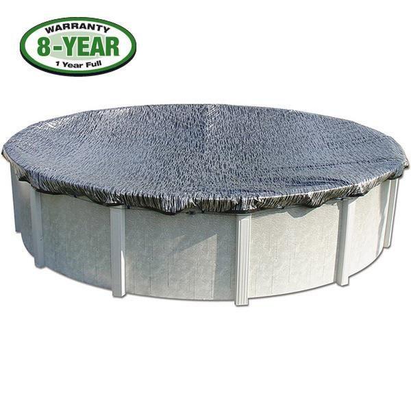 Micro Mesh 12' x 24' Oval Winter Pool Cover, 8 Year Warranty