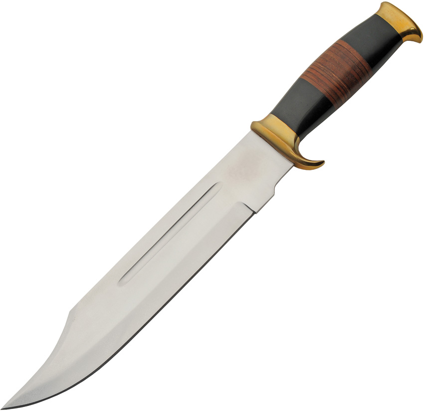 Monster Bowie Knife Stacked Leather - PA203524