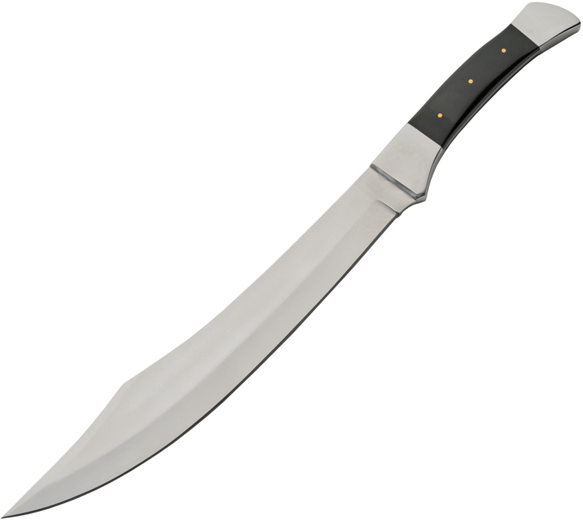 Scimitar Style Bowie Knife Black - PA203525