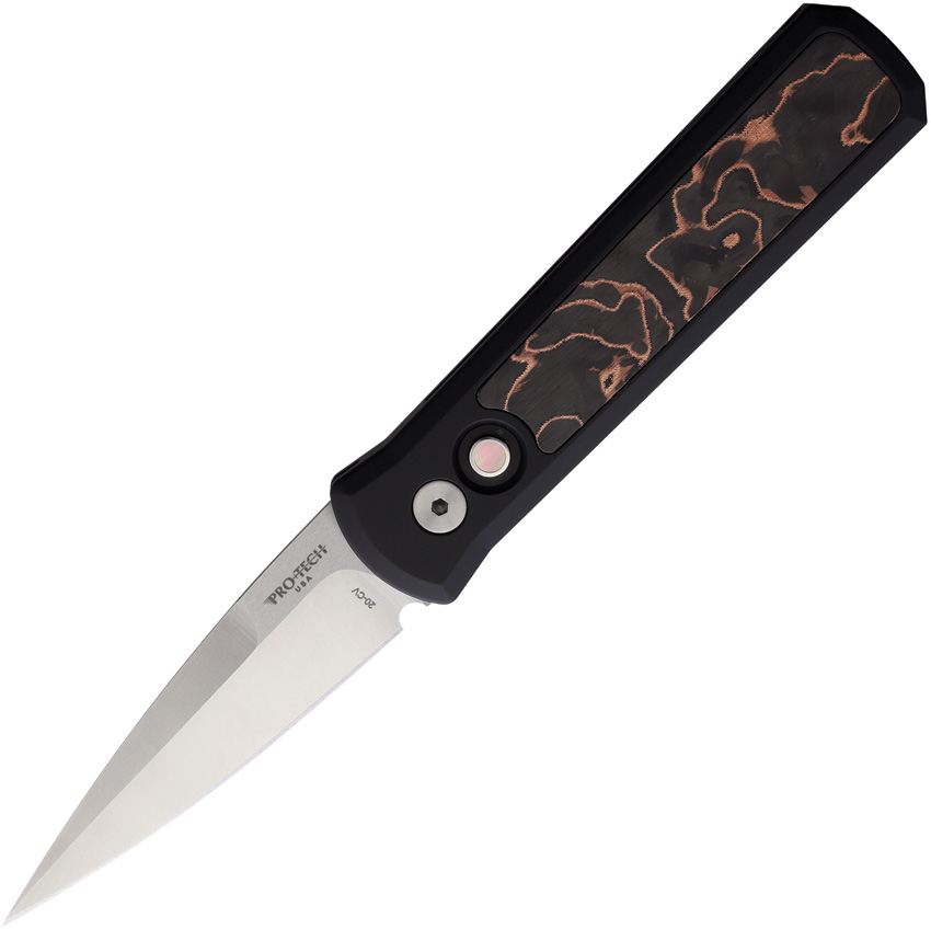 Pro Tech Automatic Pocket Knife Godson Livewire Copper - PTK7210