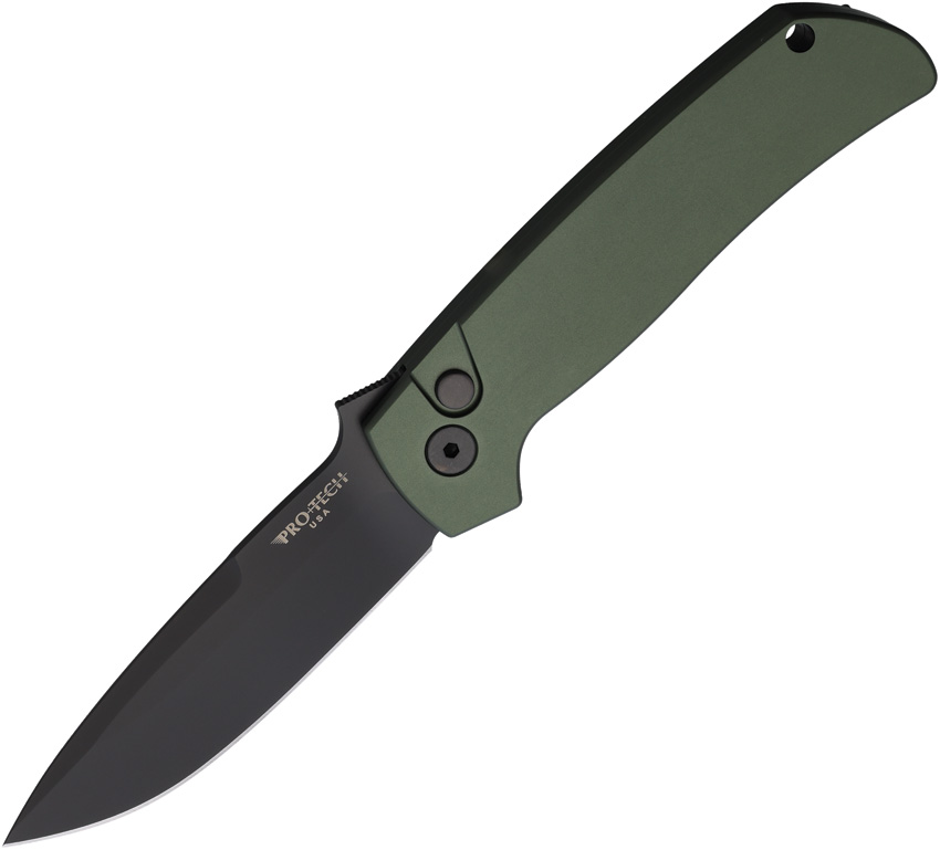 Pro Tech Automatic Pocket Knife Terzuola ATC Green - PTKBT2603GREEN