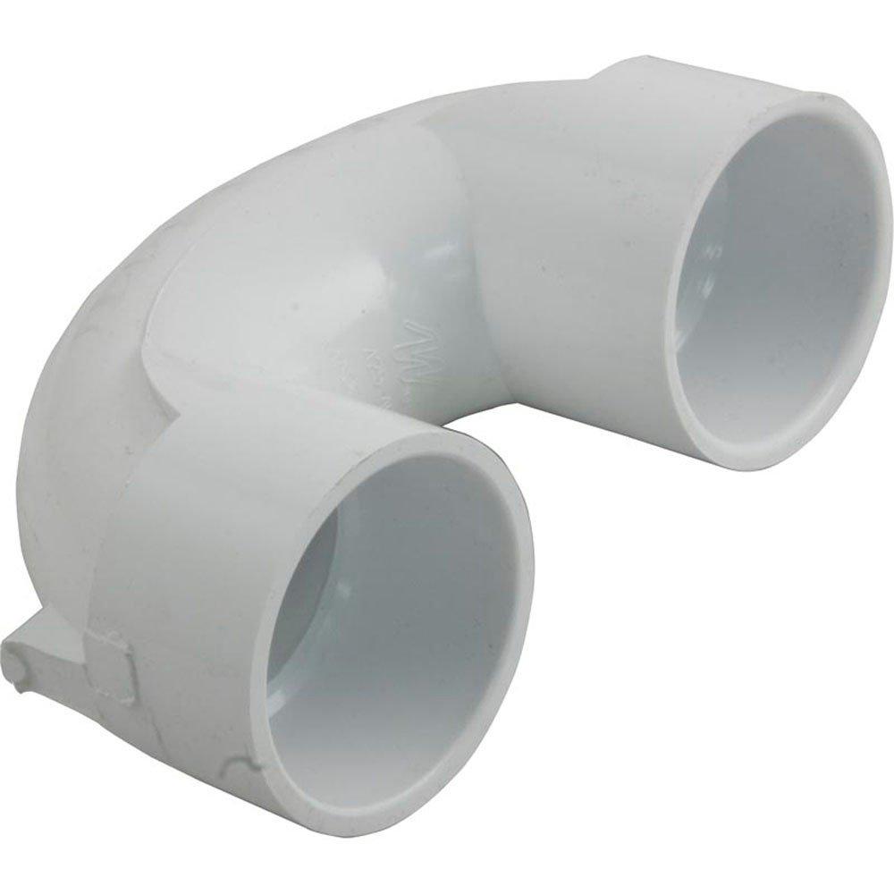 Spa Components - PVC Sweep 180 Degree U-Bend Coupling, 2in X 2in Slip Socket