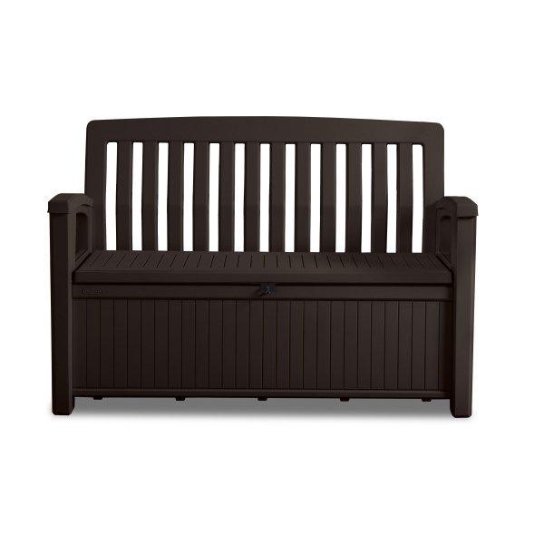 Keter - Patio Storage Bench 60 Gallons, Brown