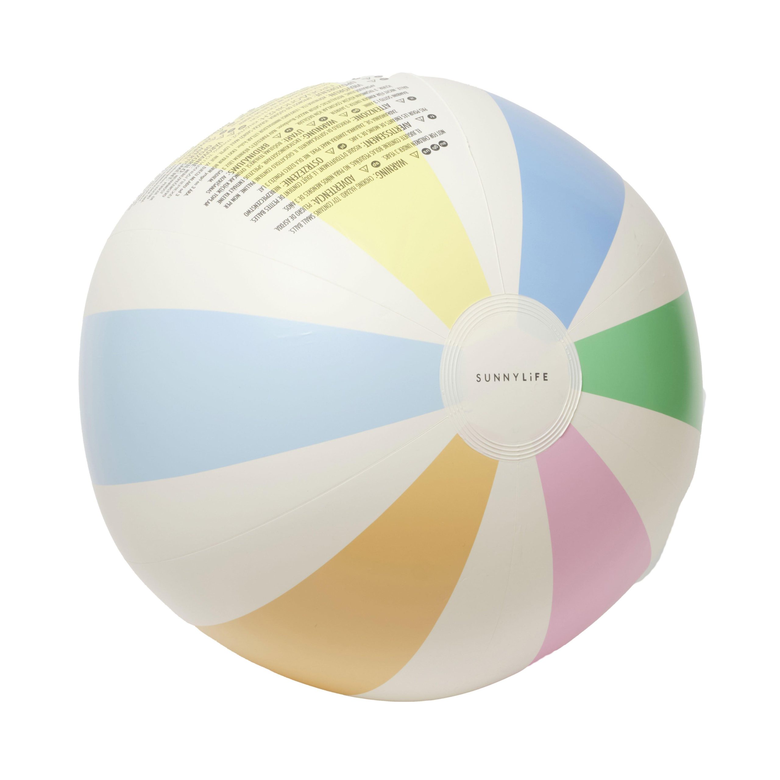SUNNYLiFE - Pool Side Inflatable Beach Ball Pastel Gelato