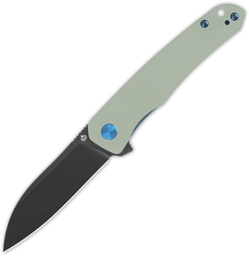 QSP Otter Linerlock Pocket Knife Black Jade - QS140D2