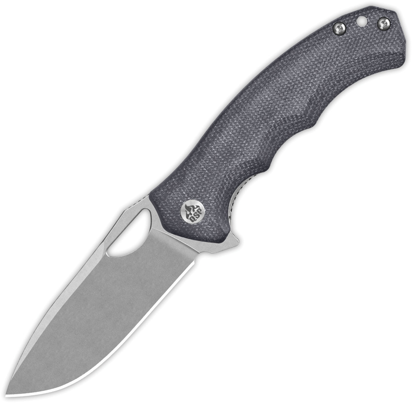 QSP Gorilla Linerlock Pocket Knife Black Micarta - QS153A1