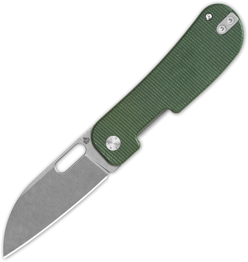 QSP Variant PE Linerlock Pocket Knife Green G10 - QS154D
