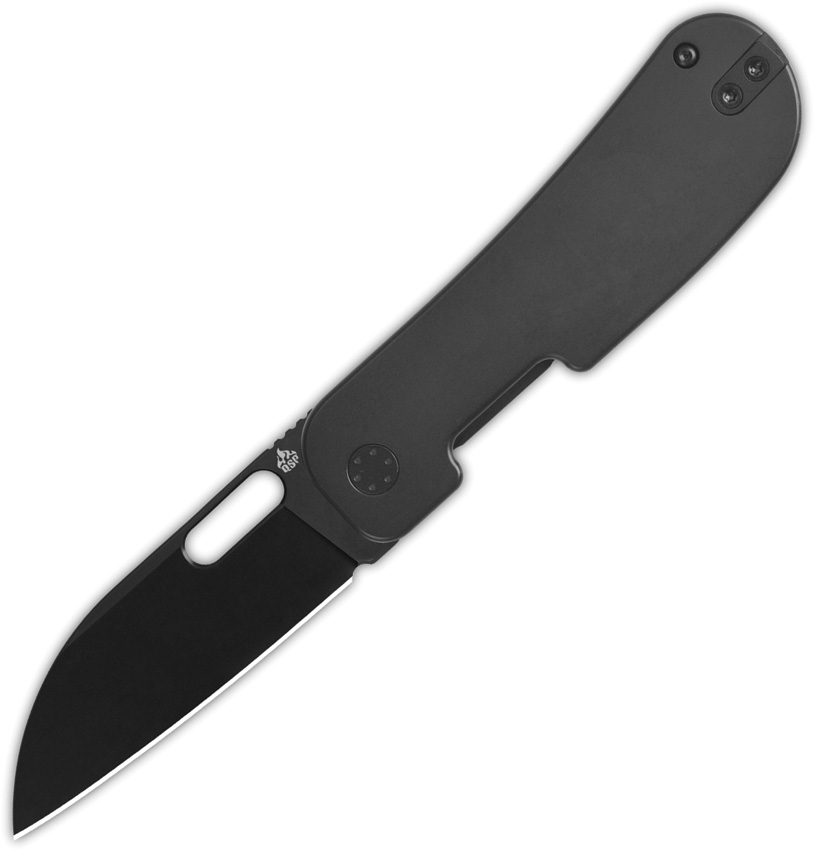 QSP Variant PE Linerlock Pocket Knife Black Titanium - QS154F