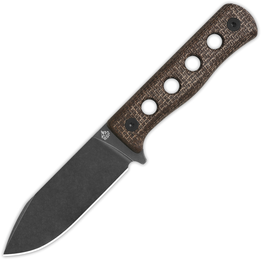 QSP Canary Fixed Blade Knife Dark Brown - QS155A2