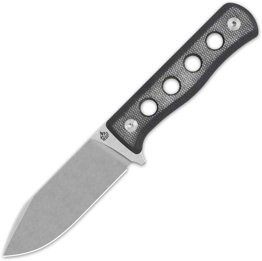 QSP Canary Fixed Blade Knife Black - QS155B1
