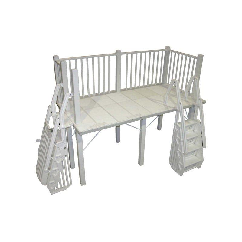 Vinyl Works Of Canada - RD-T Above Ground Pool Side Deck System 5' x 10'