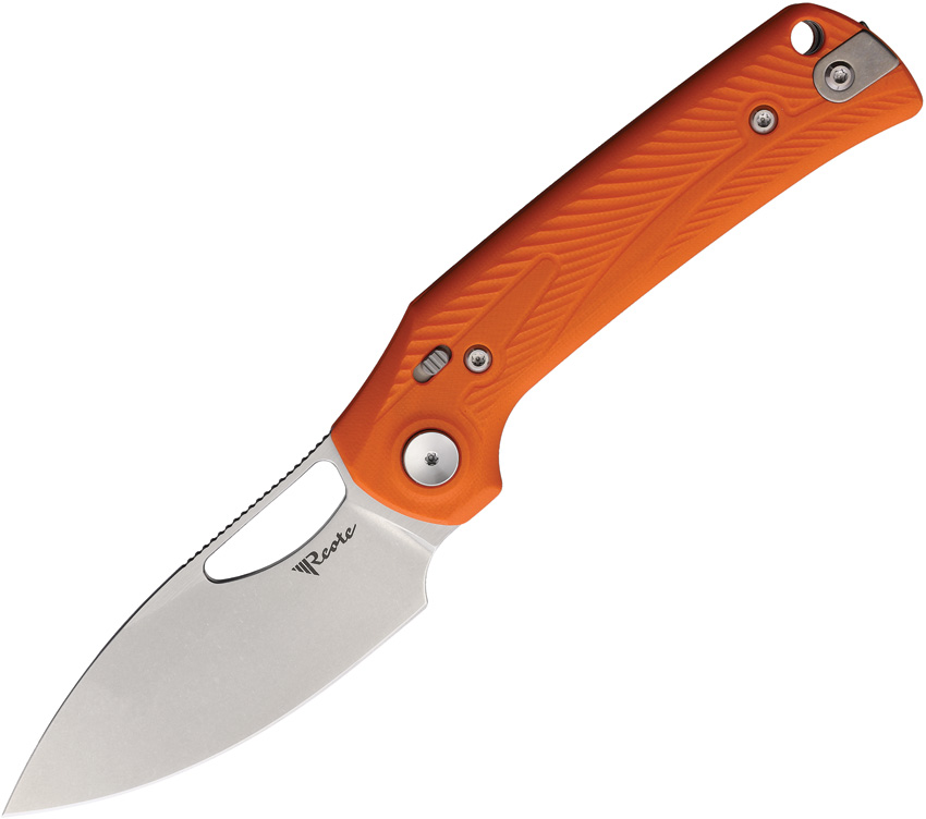 Reate PL-XE Lockblade Pocket Knife Orange G10 - REA173