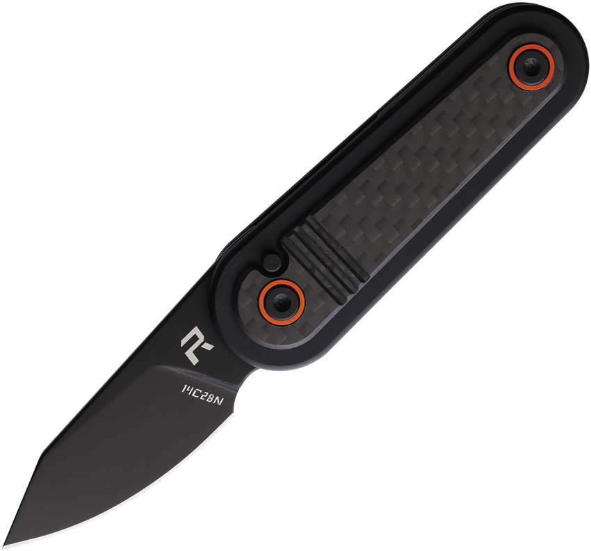 Revo Spirit Button Lock Pocket Knife Black - REVSPRTBK