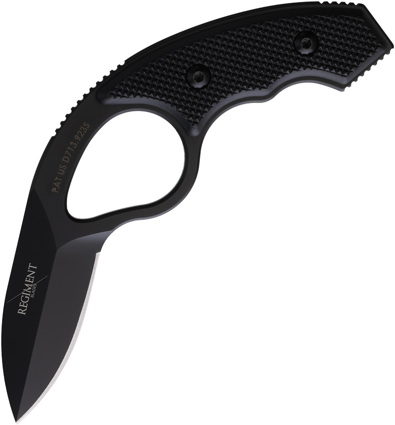 Regiment Blades Low Viz Pro Fixed Blade Neck Knife - RGBLVP