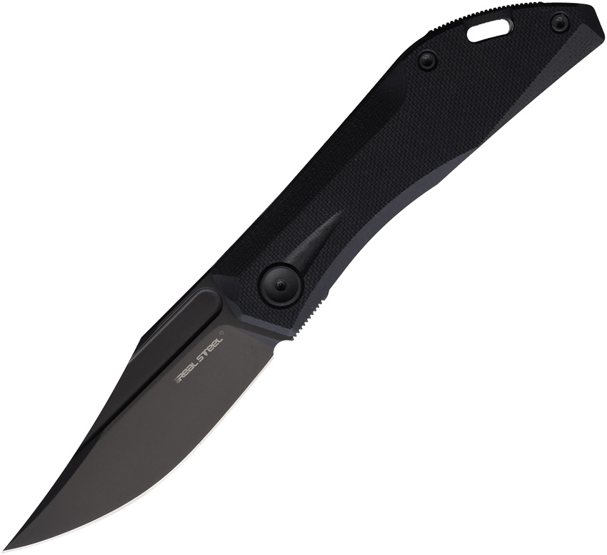 Real Steel Ventus Lite Slip Joint Pocket Knife Black - RS7051BB