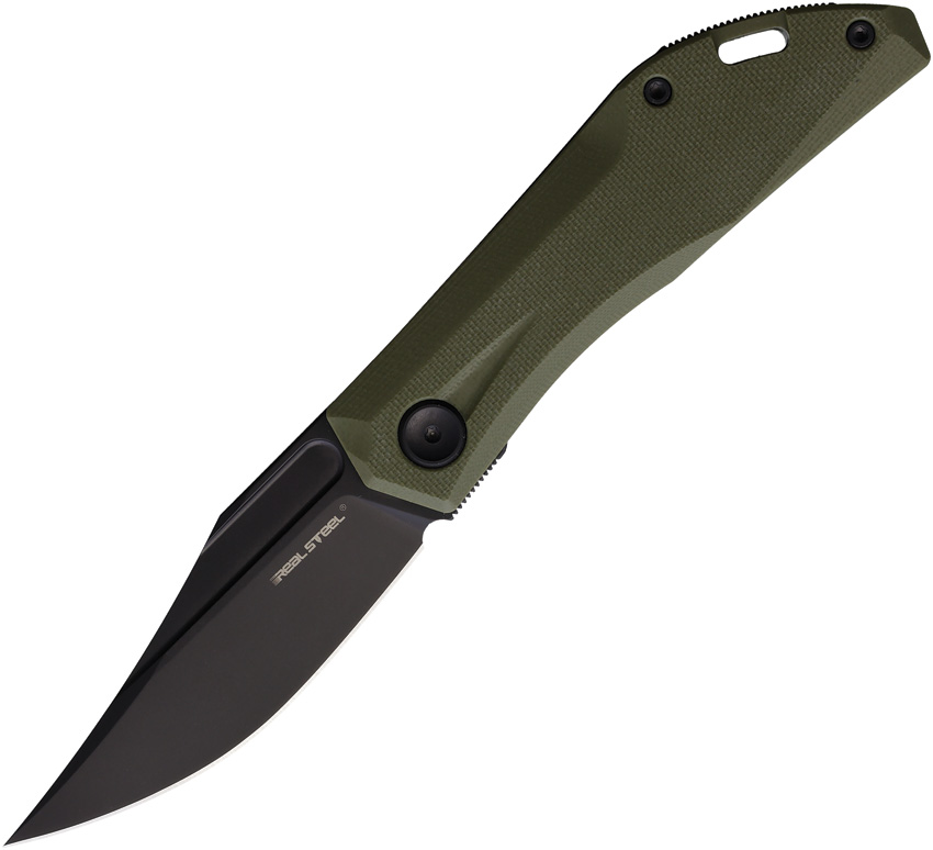 Real Steel Ventus Lite Slip Joint Pocket Knife OD Green - RS7051BG