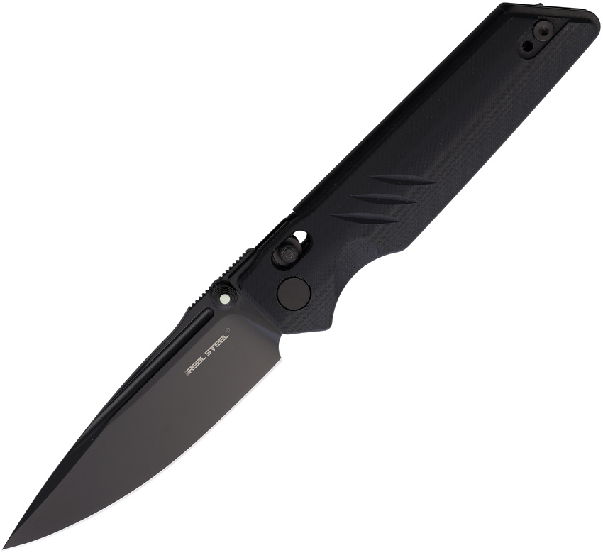 Real Steel Sacra Pro Blackout Lockblade Pocket Knife - RS7714BB