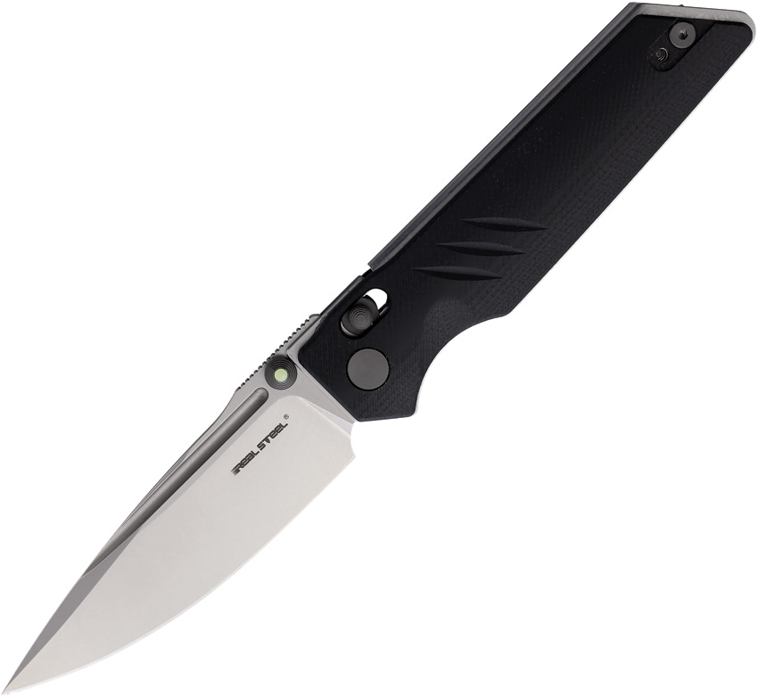 Real Steel Sacra Pro Black Lockblade Pocket Knife - RS7714BS