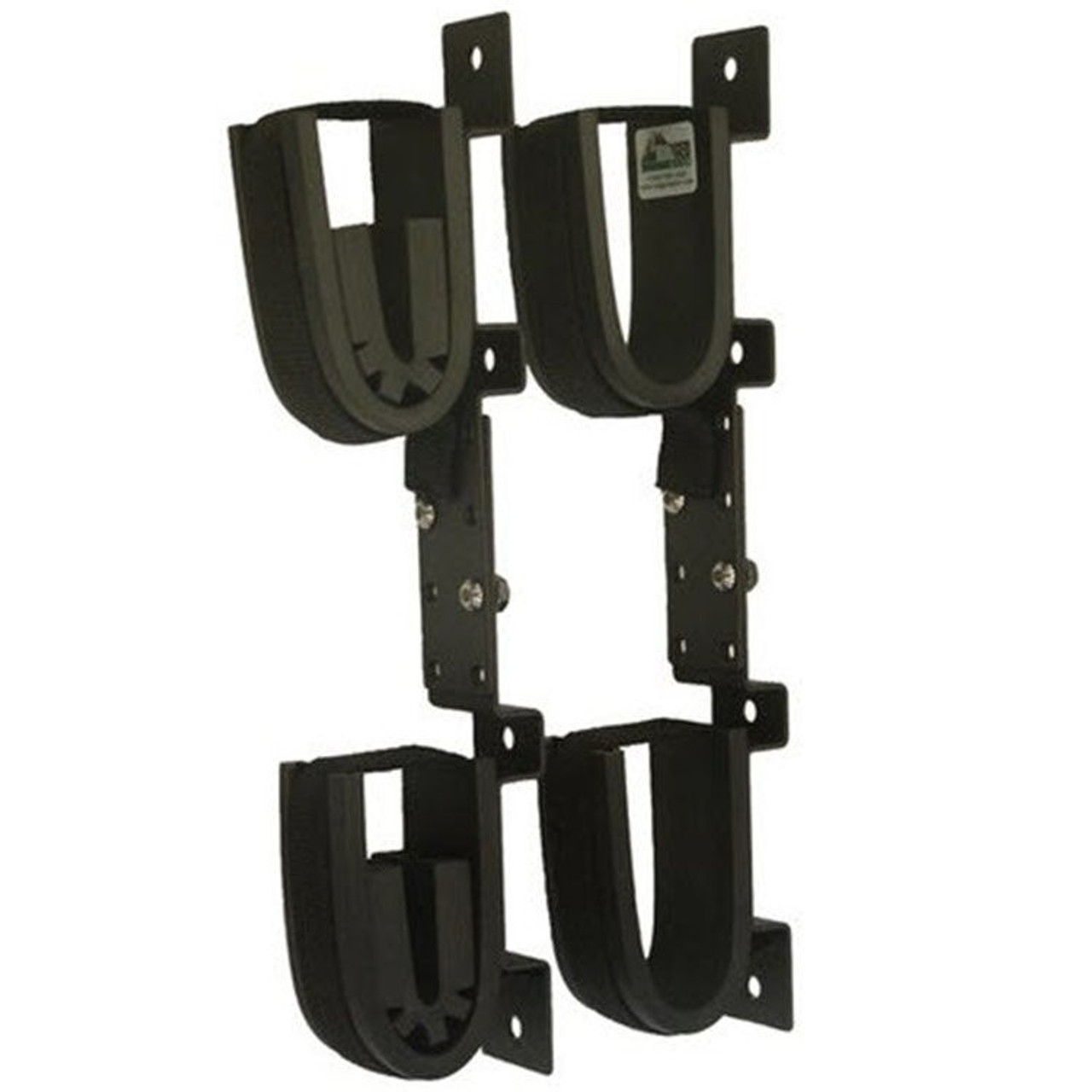 Rugged Gear Adjustable Screw Mount Double Hook Gun Holder Set