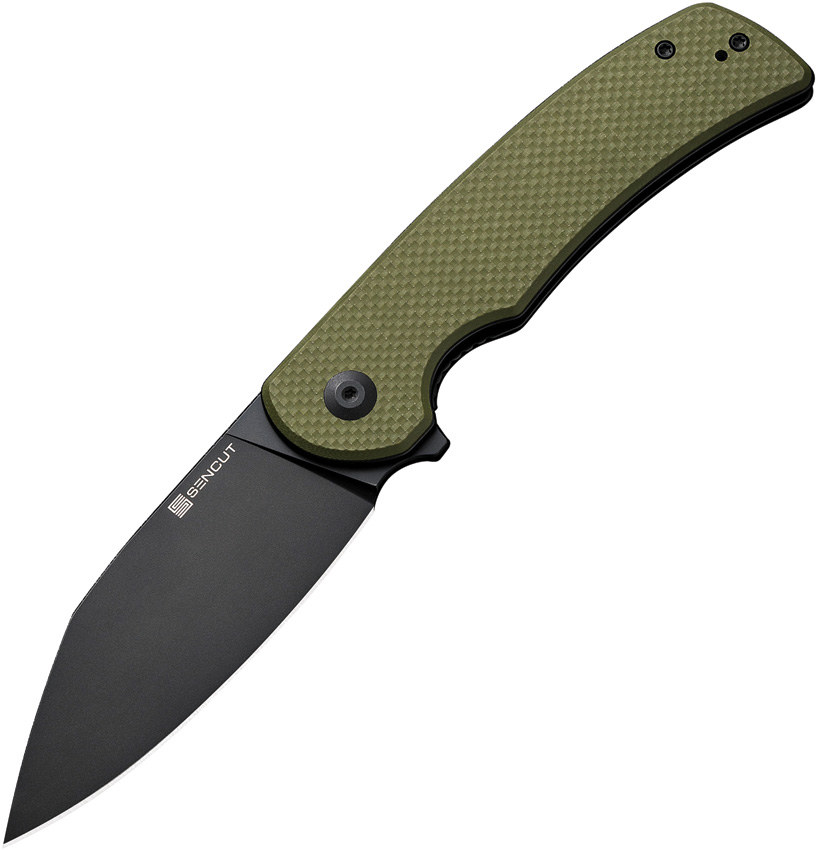 SENCUT Omniform Linerlock Pocket Knife OD Green - S230641