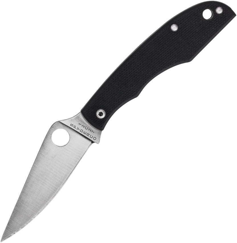 Spyderco Grasshopper Slip Joint Pocket Knife Black - SC138GBKP