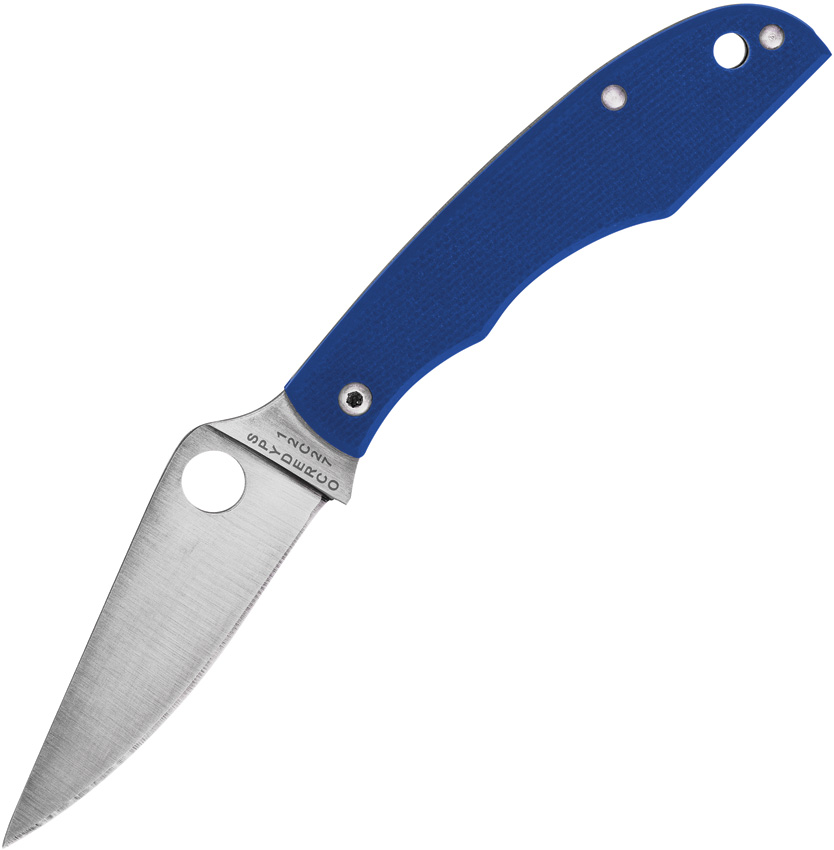 Spyderco Grasshopper Slip Joint Pocket Knife Blue - SC138GBLP