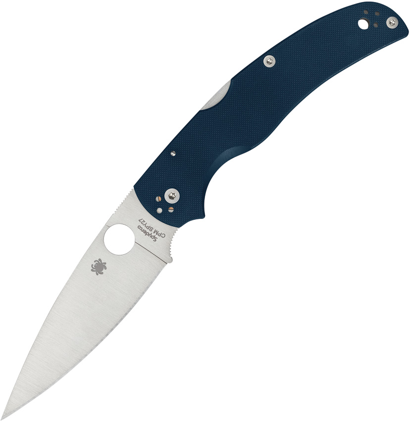Spyderco Native Chief Lockback Pocket Knife Cobalt - SC244GPCBL