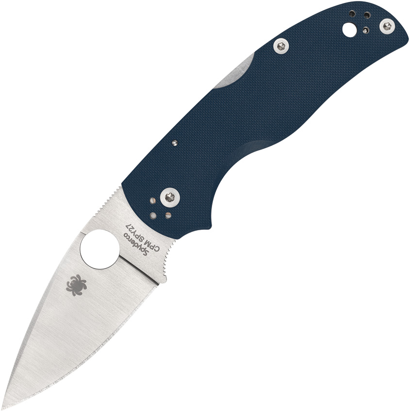 Spyderco Native 5 Lockback Pocket Knife Blue - SC41GPCBL5