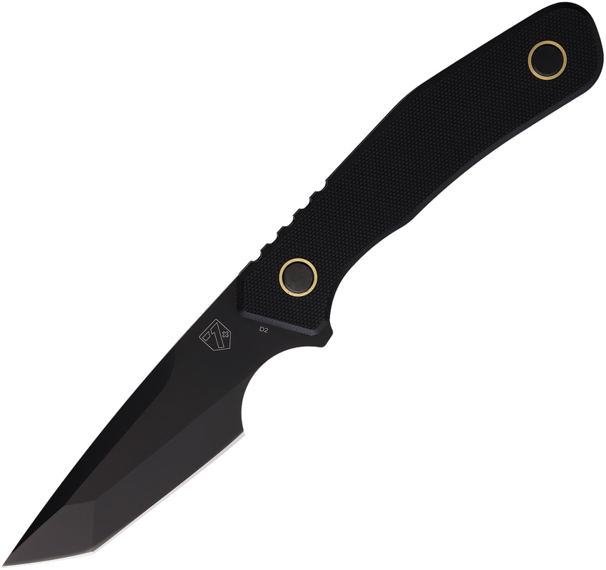 Se7en Plus Strider Fixed Blade Knife Black - SPL240502BK