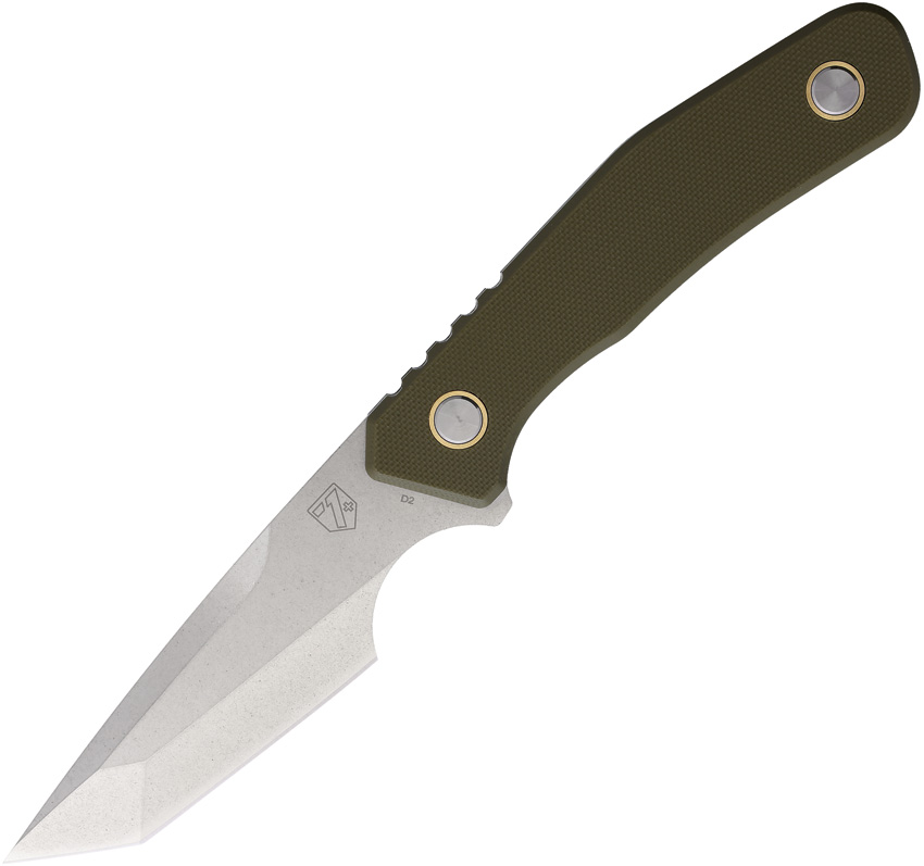 Se7en Plus Strider Fixed Blade Knife SW OD Green - SPL240502ODS