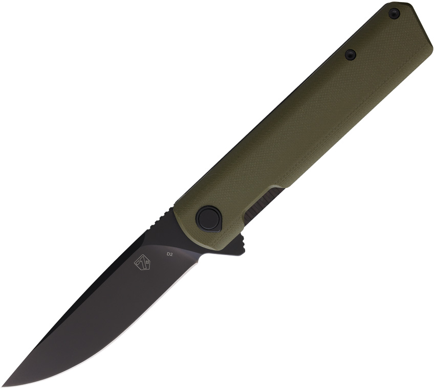 Se7en Plus Hera Linerlock Pocket Knife OD Green - SPL240506OD