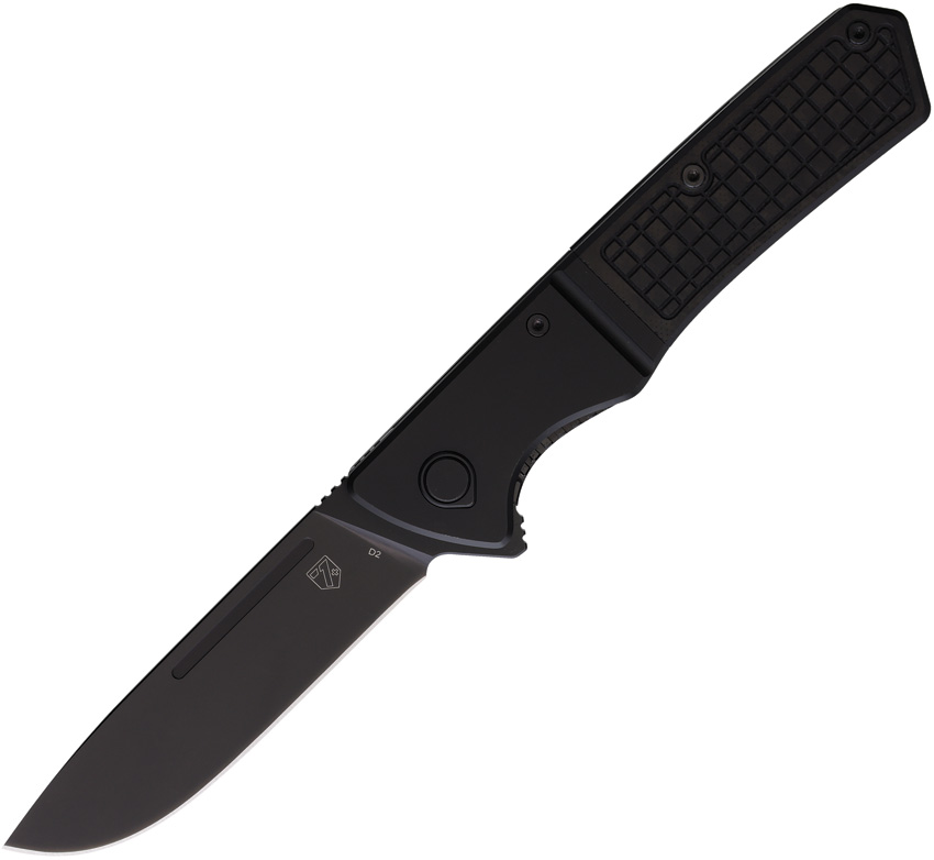 Se7en Plus Lizard Linerlock Pocket Knife Black - SPL240507BK