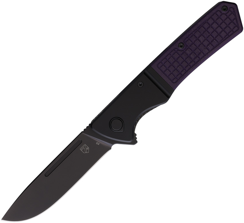 Se7en Plus Lizard Linerlock Pocket Knife Purple - SPL240507PR