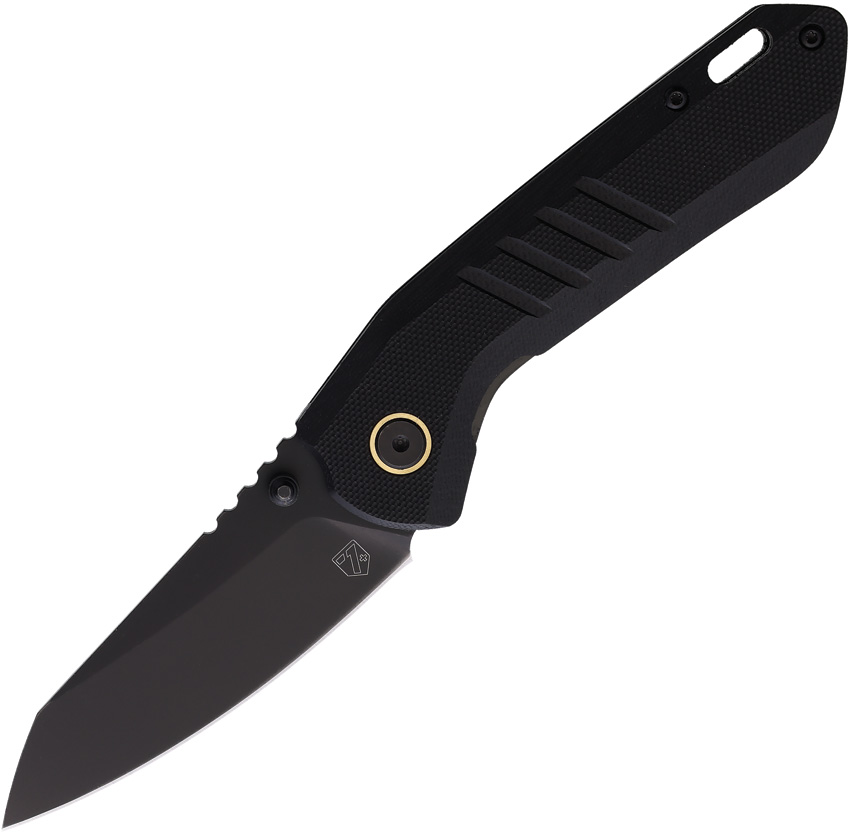 Se7en Plus Soldier Linerlock Pocket Knife Black - SPL240508BK