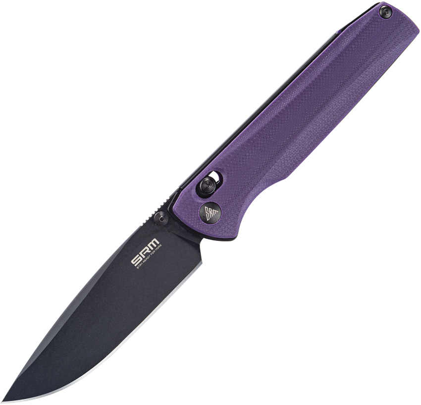 SRM 258L Ambi Lock Pocket Knife Purple - SRM258LGN