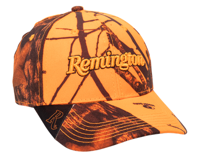 Remington Logo on Blaze Camo Hat