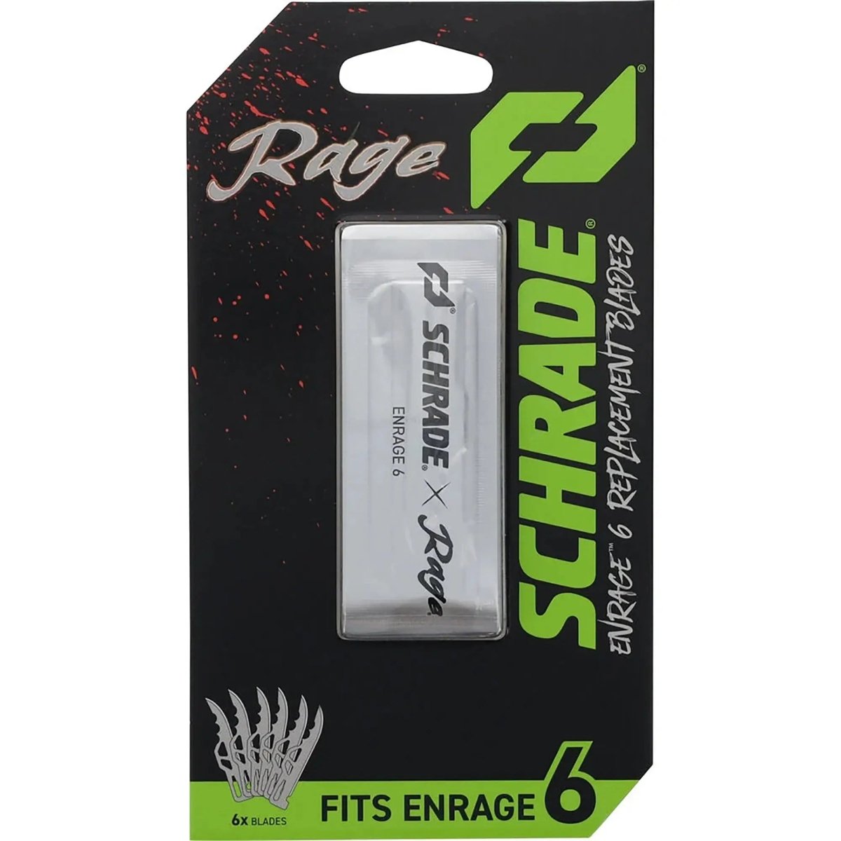 Schrade x Rage Enrage 6 Knife Replacement Blades 6-Pack