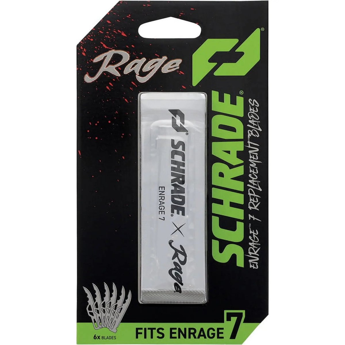 Schrade x Rage Enrage 7 Knife Replacement Blades 6-Pack